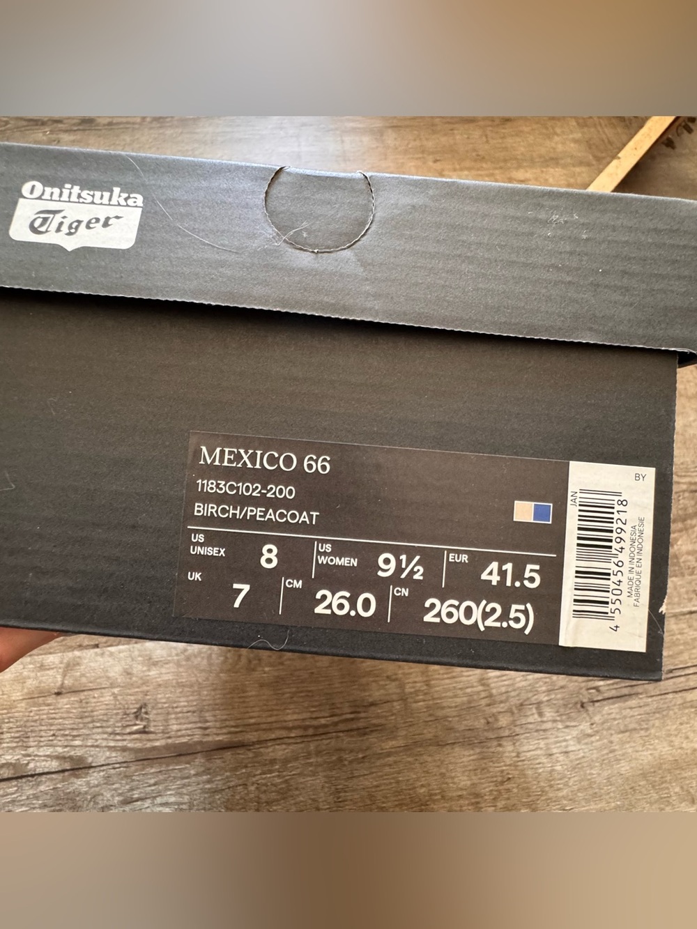 Onitsuka Tiger Mexico 66 Birch/Peacoat Sneakers - Picture 7 of 9